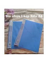 Bìa 1 kẹp nhựa Xifu A4